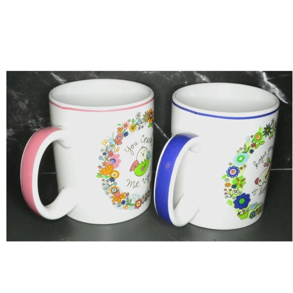 Certified International Lori Siebert Easter Theme Mugs Ceramic Hot Drink Serving - Picture 2 of 11